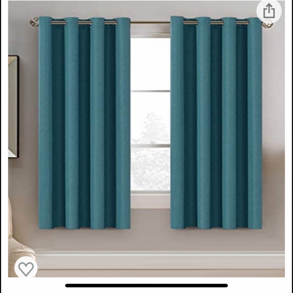 1 BLACKOUT CURTAIN PANEL. New. H. VERSAILTEX 52”x 63”.Copper grommets. Warranty